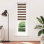 zebragardin brun 55x200 cm stofbredde 50,9 cm polyester