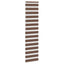 zebragardin brun 55x200 cm stofbredde 50,9 cm polyester