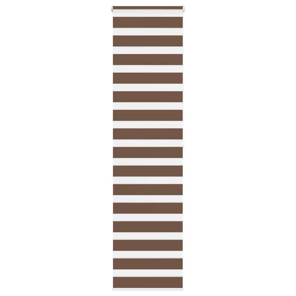 zebragardin brun 65x200 cm stofbredde 60,9 cm polyester