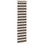 zebragardin brun 65x200 cm stofbredde 60,9 cm polyester