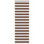 zebragardin brun 85x200 cm stofbredde 80,9 cm polyester