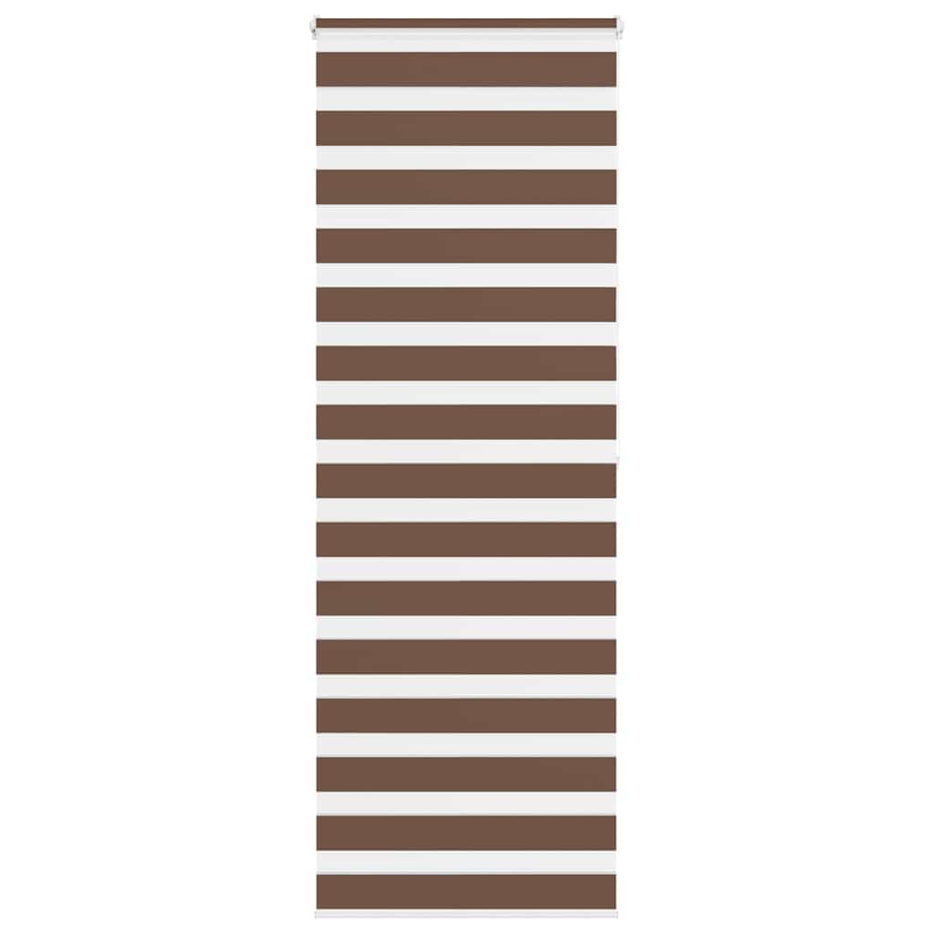 zebragardin brun 90x200 cm stofbredde 85,9 cm polyester