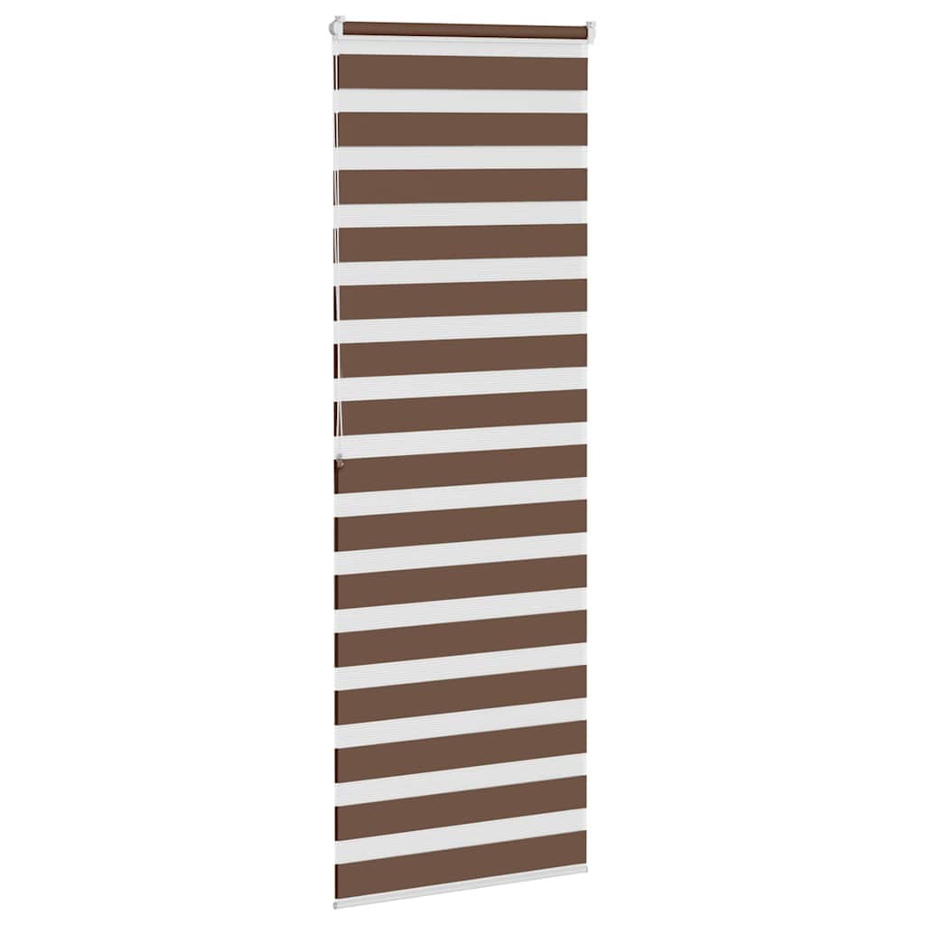 zebragardin brun 90x200 cm stofbredde 85,9 cm polyester