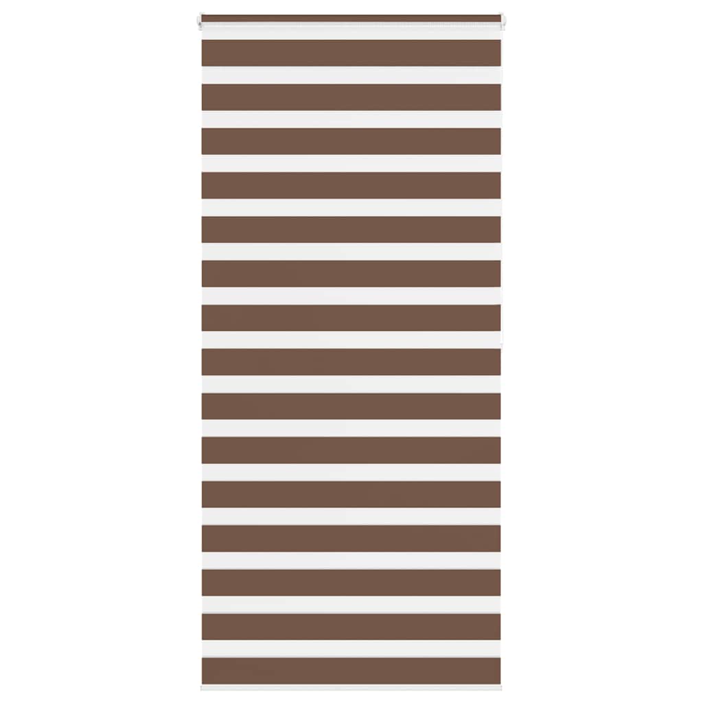zebragardin brun 100x200 cm stofbredde 95,9 cm polyester