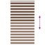 zebragardin brun 125x200 cm stofbredde 120,9 cm polyester