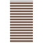 zebragardin brun 135x200 cm stofbredde 130,9 cm polyester