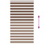 zebragardin brun 135x200 cm stofbredde 130,9 cm polyester