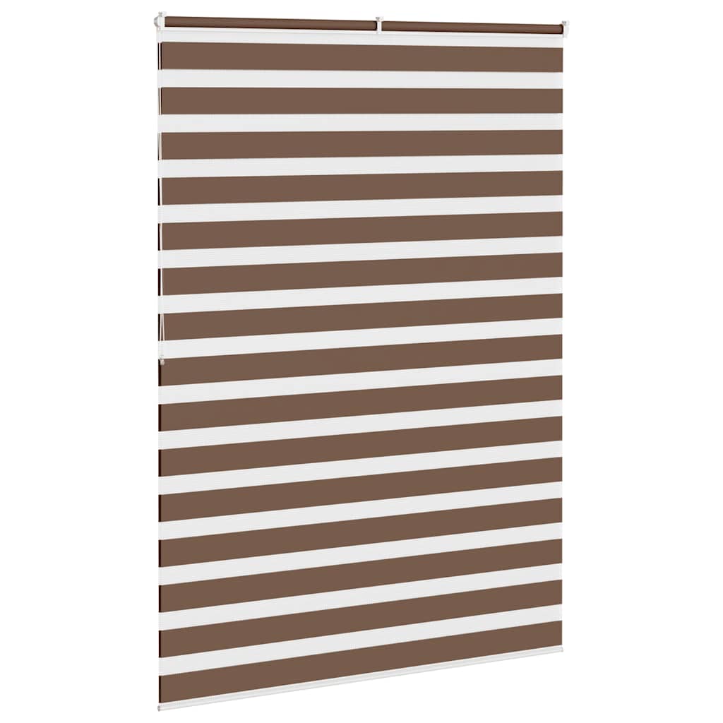 zebragardin brun 155x200 cm stofbredde 150,9 cm polyester