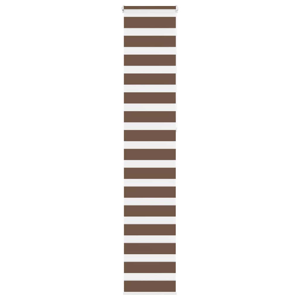 zebragardin brun 40x230 cm stofbredde 35,9 cm polyester