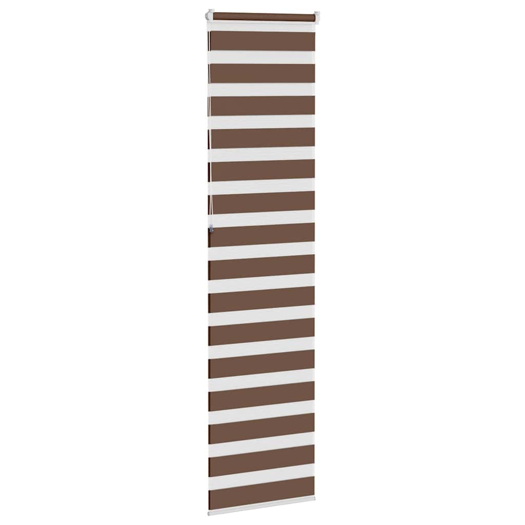zebragardin brun 55x230 cm stofbredde 50,9 cm polyester