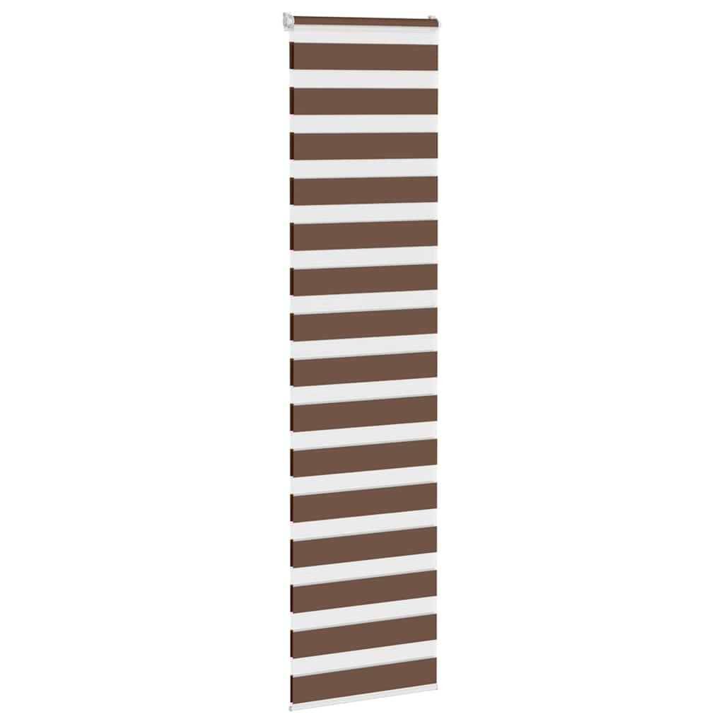 zebragardin brun 60x230 cm stofbredde 55,9 cm polyester