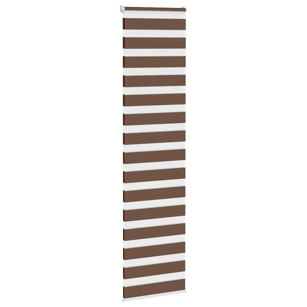 zebragardin brun 65x230 cm stofbredde 60,9 cm polyester