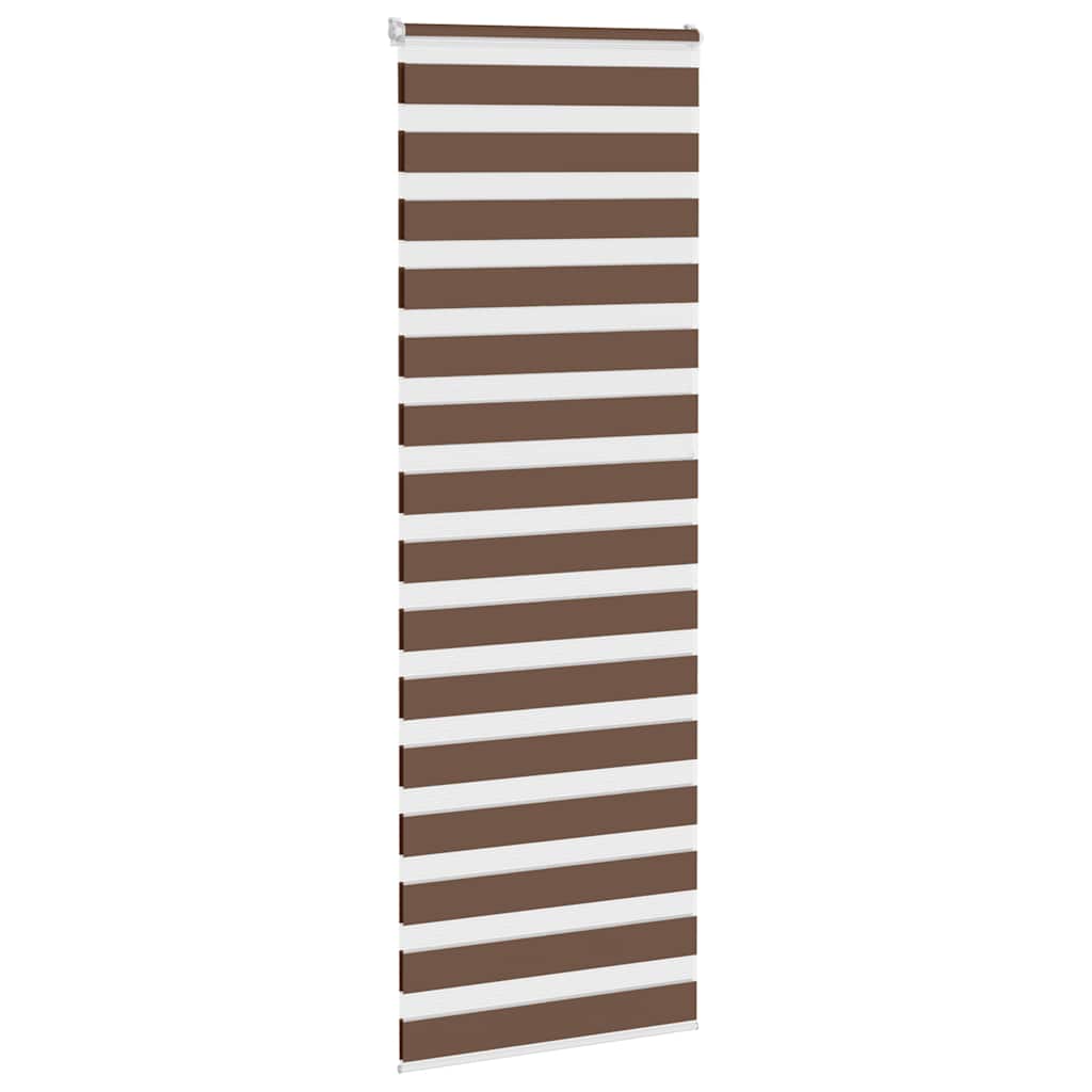 zebragardin brun 80x230 cm stofbredde 75,9 cm polyester