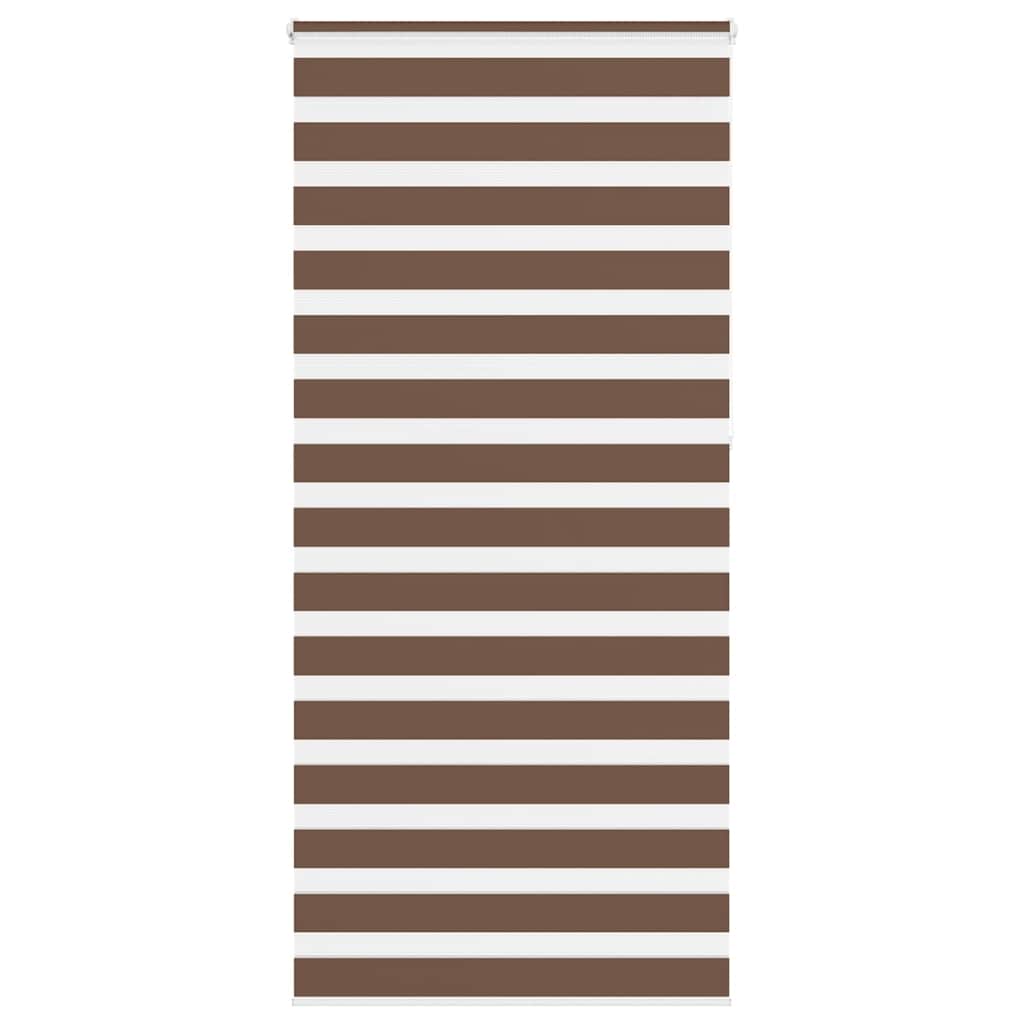 zebragardin brun 105x230 cm stofbredde 100,9 cm polyester