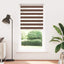 zebragardin brun 110x230 cm stofbredde 105,9 cm polyester