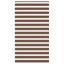 zebragardin brun 120x230 cm stofbredde 115,9 cm polyester