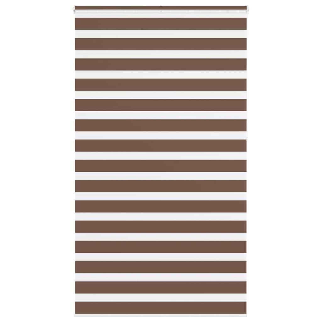 zebragardin brun 125x230 cm stofbredde 120,9 cm polyester