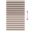 zebragardin brun 150x230 cm stofbredde 145,9 cm polyester