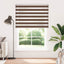 zebragardin brun 155x230 cm stofbredde 150,9 cm polyester