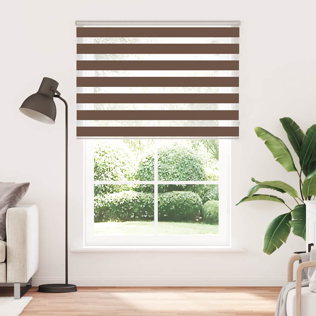 zebragardin brun 160x230 cm stofbredde 155,9 cm polyester