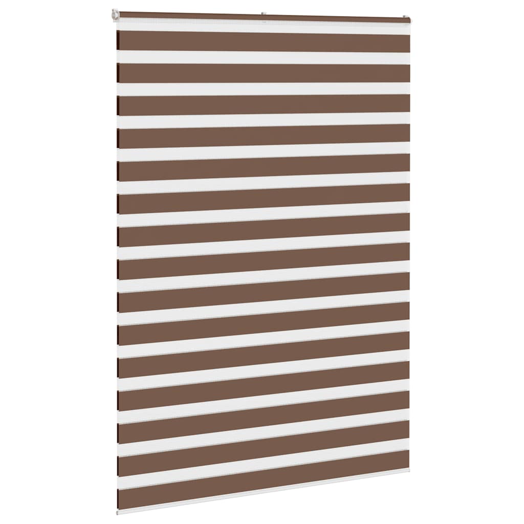 zebragardin brun 165x230 cm stofbredde 160,9 cm polyester