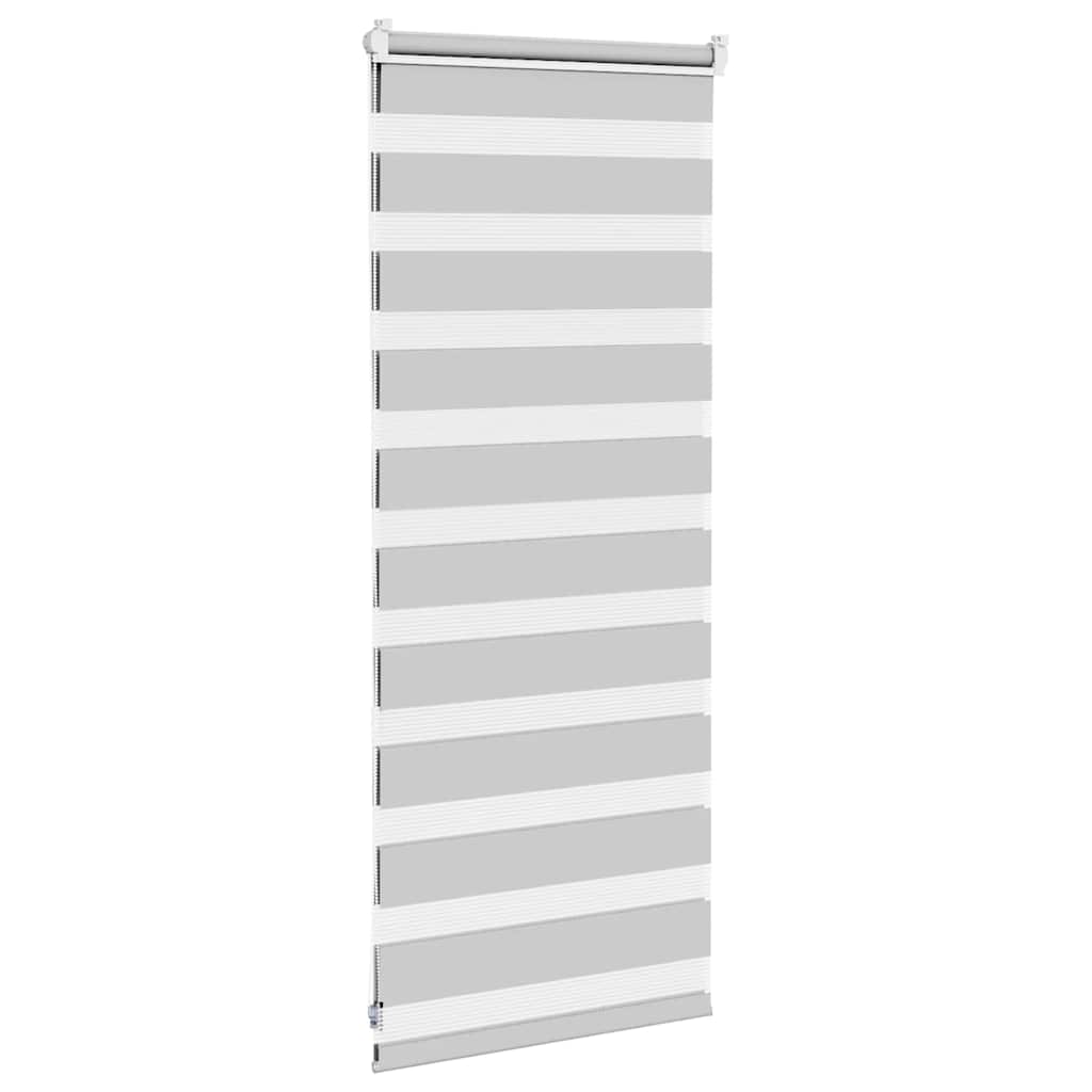 zebragardin lysegrå 65x100 cm stofbredde 60,9 cm polyester