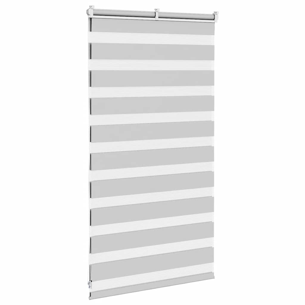 zebragardin lysegrå 90x100 cm stofbredde 85,9 cm polyester