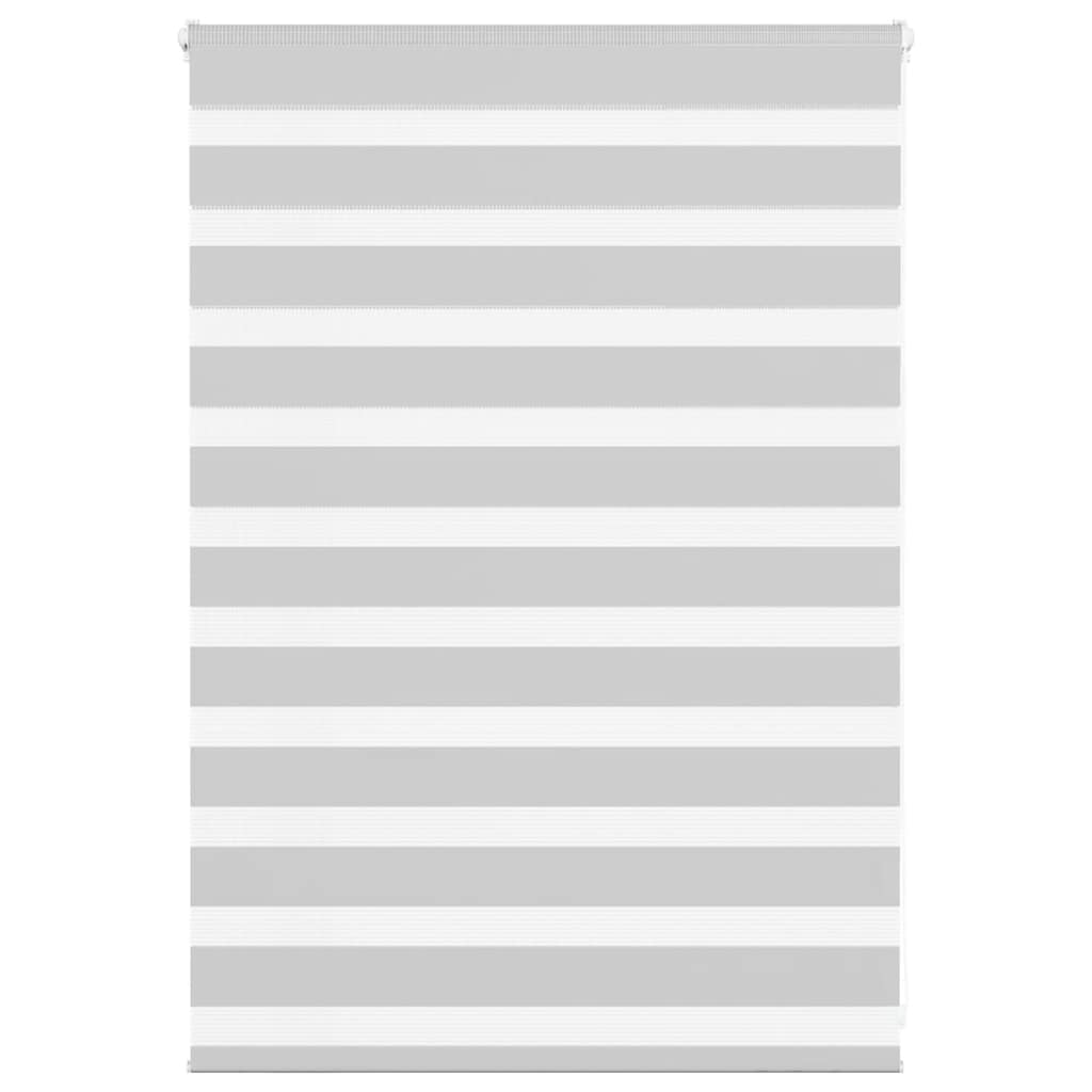 zebragardin lysegrå 115x100 cm stofbredde 110,9 cm polyester