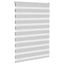 zebragardin lysegrå 115x100 cm stofbredde 110,9 cm polyester