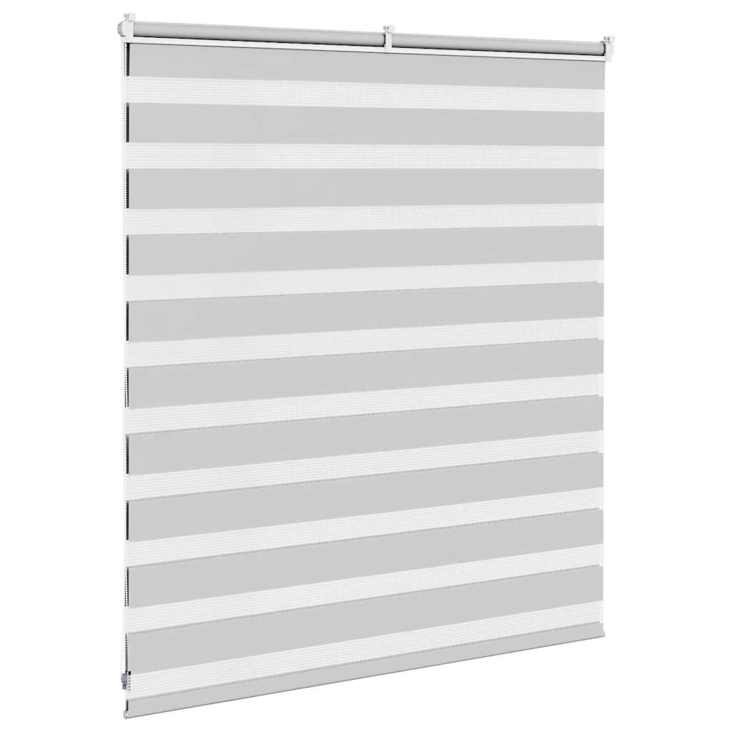 zebragardin lysegrå 135x100 cm stofbredde 130,9 cm polyester