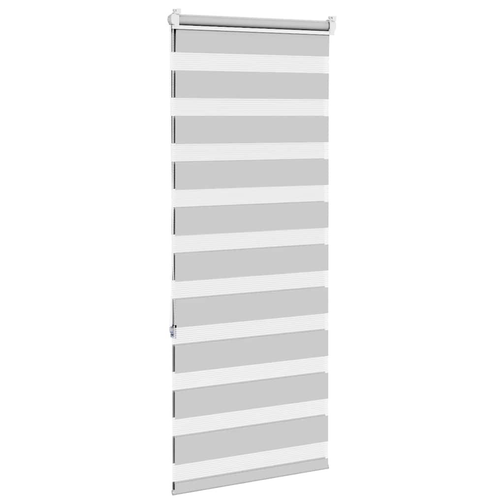 zebragardin lysegrå 65x150 cm stofbredde 60,9 cm polyester