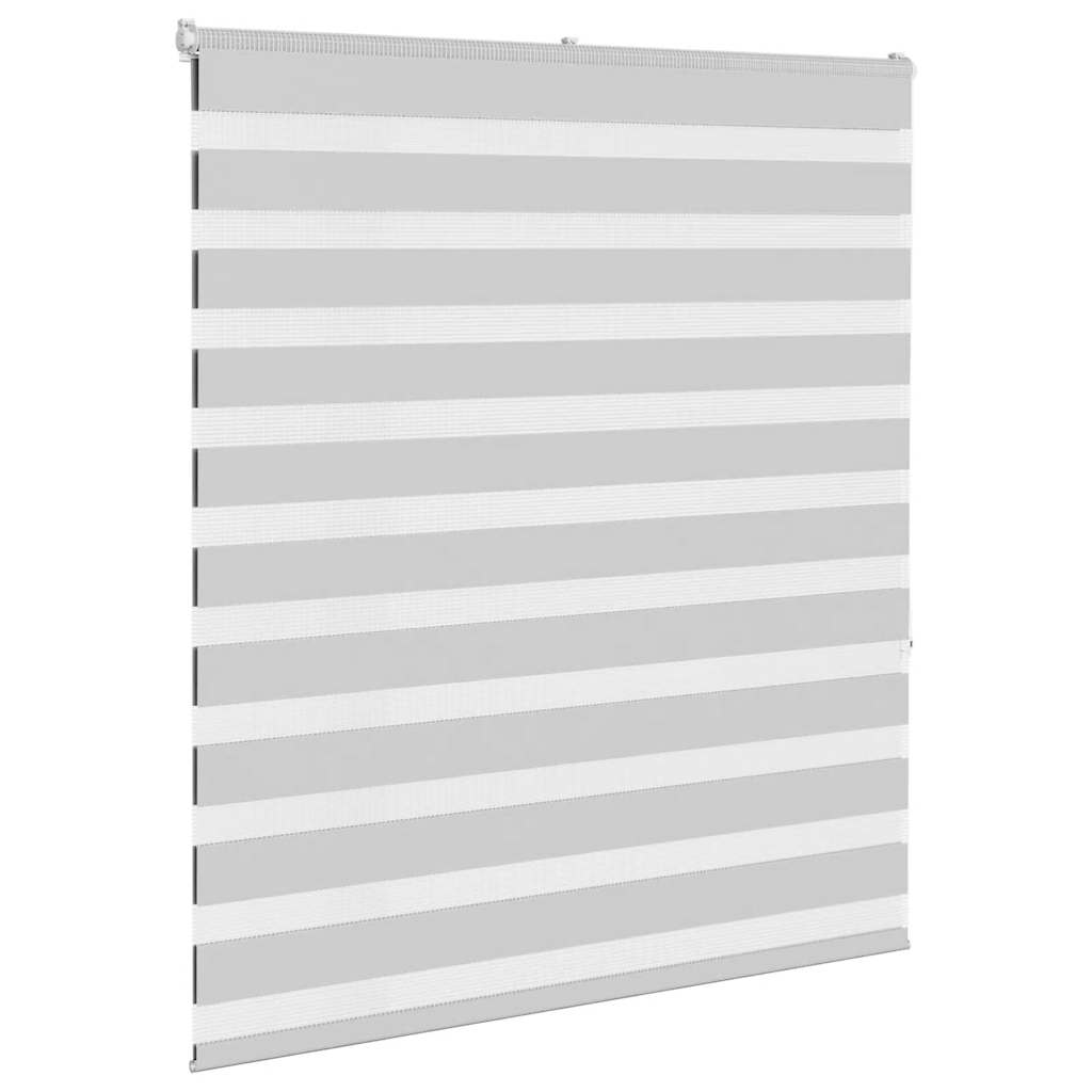 zebragardin lysegrå 135x150 cm stofbredde 130,9 cm polyester