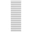 zebragardin lysegrå 75x200 cm stofbredde 70,9 cm polyester