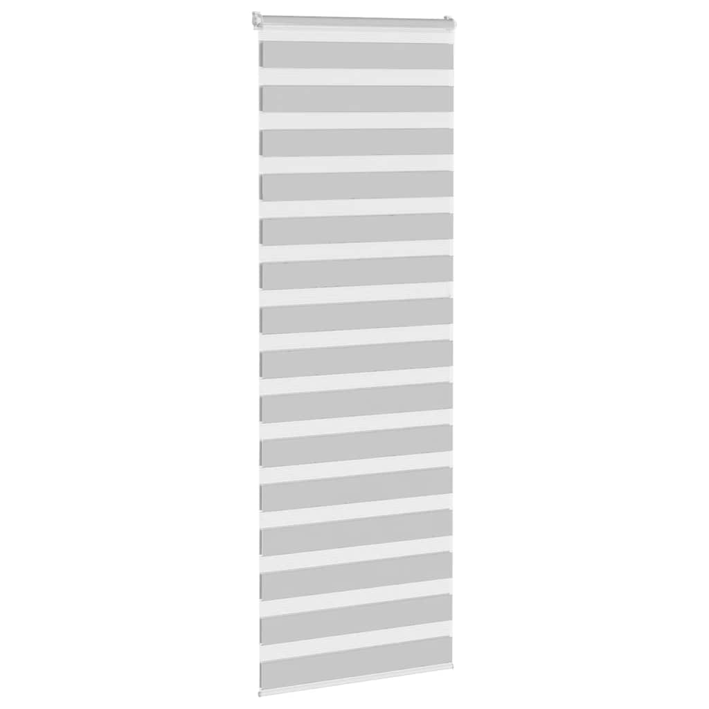 zebragardin lysegrå 75x200 cm stofbredde 70,9 cm polyester