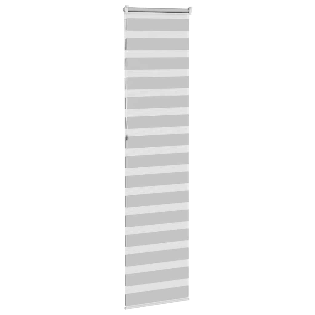 zebragardin lysegrå 55x230 cm stofbredde 50,9 cm polyester