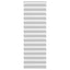 zebragardin lysegrå 85x230 cm stofbredde 80,9 cm polyester
