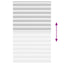zebragardin lysegrå 145x230 cm stofbredde 140,9 cm polyester