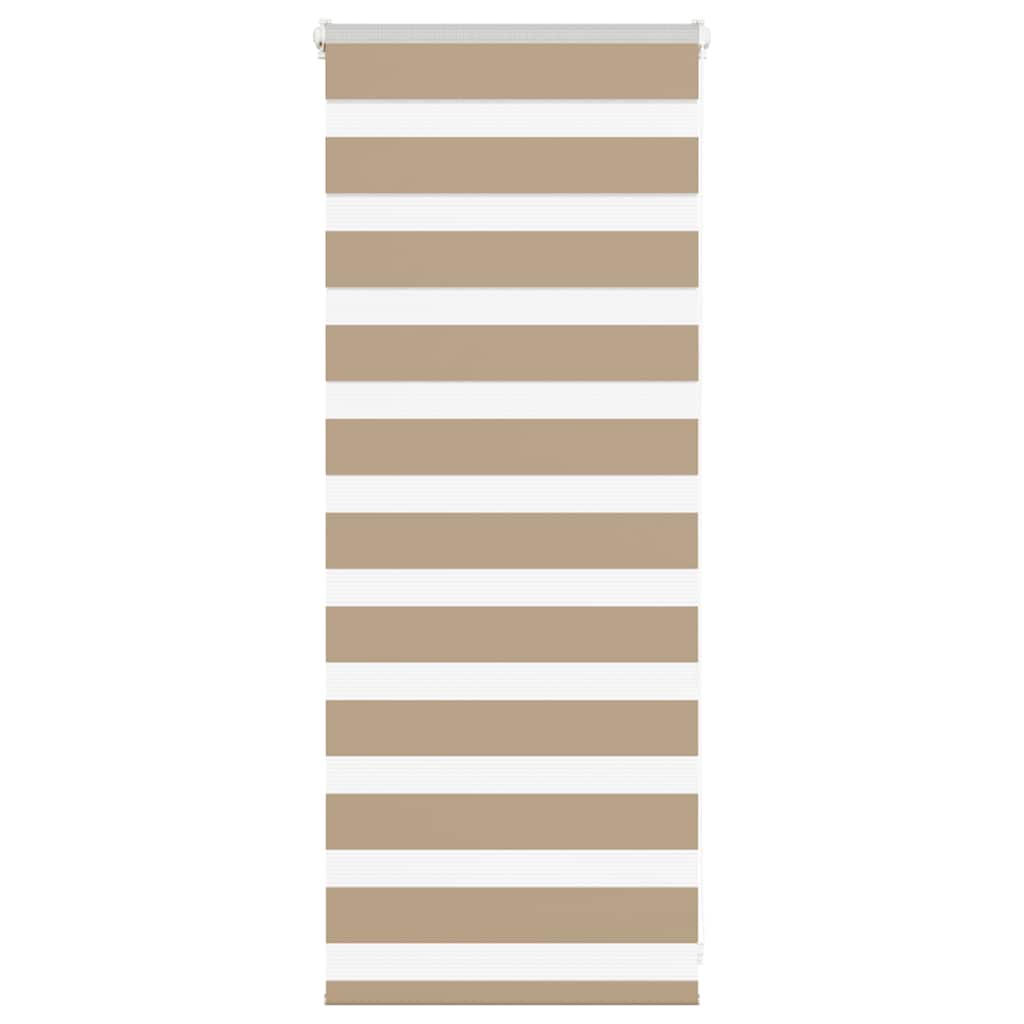 zebragardin sandbrun 55x100 cm stofbredde 50,9 cm polyester