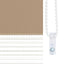 zebragardin sandbrun 65x100 cm stofbredde 60,9 cm polyester