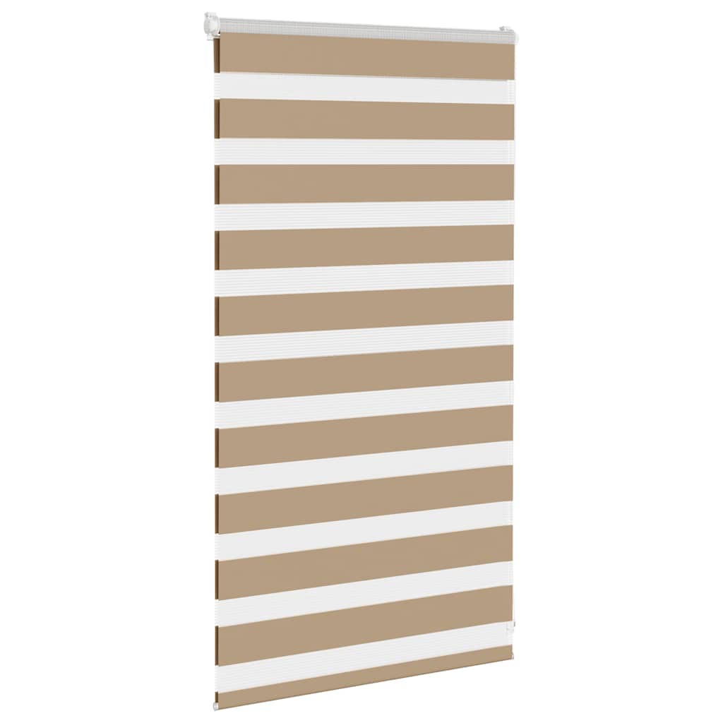 zebragardin sandbrun 80x100 cm stofbredde 75,9 cm polyester