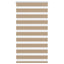 zebragardin sandbrun 85x100 cm stofbredde 80,9 cm polyester