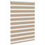 zebragardin sandbrun 115x100 cm stofbredde 110,9 cm polyester
