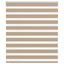 zebragardin sandbrun 130x100 cm stofbredde 125,9 cm polyester