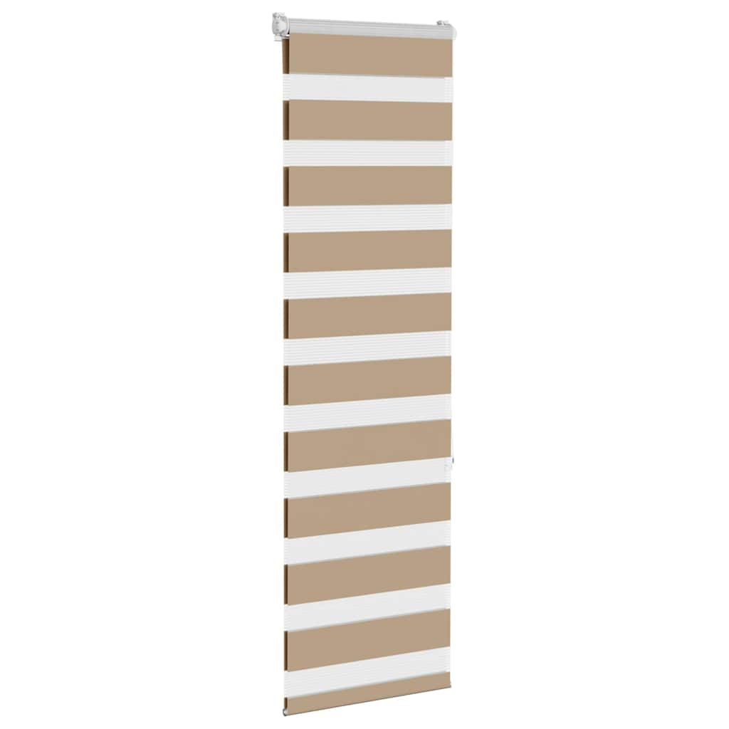 zebragardin sandbrun 40x150 cm stofbredde 35,9 cm polyester