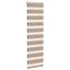 zebragardin sandbrun 45x150 cm stofbredde 40,9 cm polyester