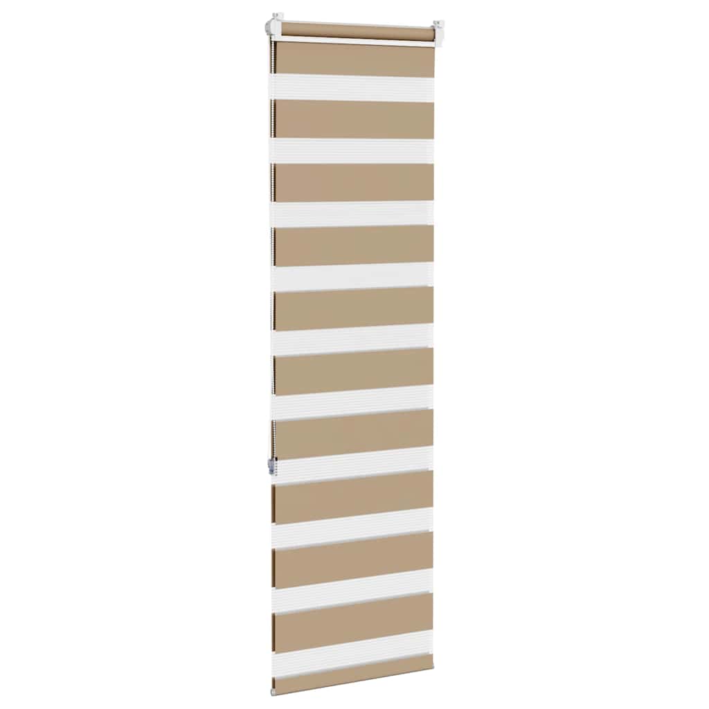 zebragardin sandbrun 50x150 cm stofbredde 45,9 cm polyester