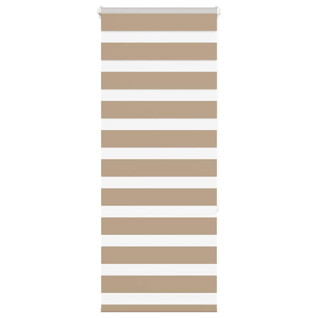 zebragardin sandbrun 55x150 cm stofbredde 50,9 cm polyester