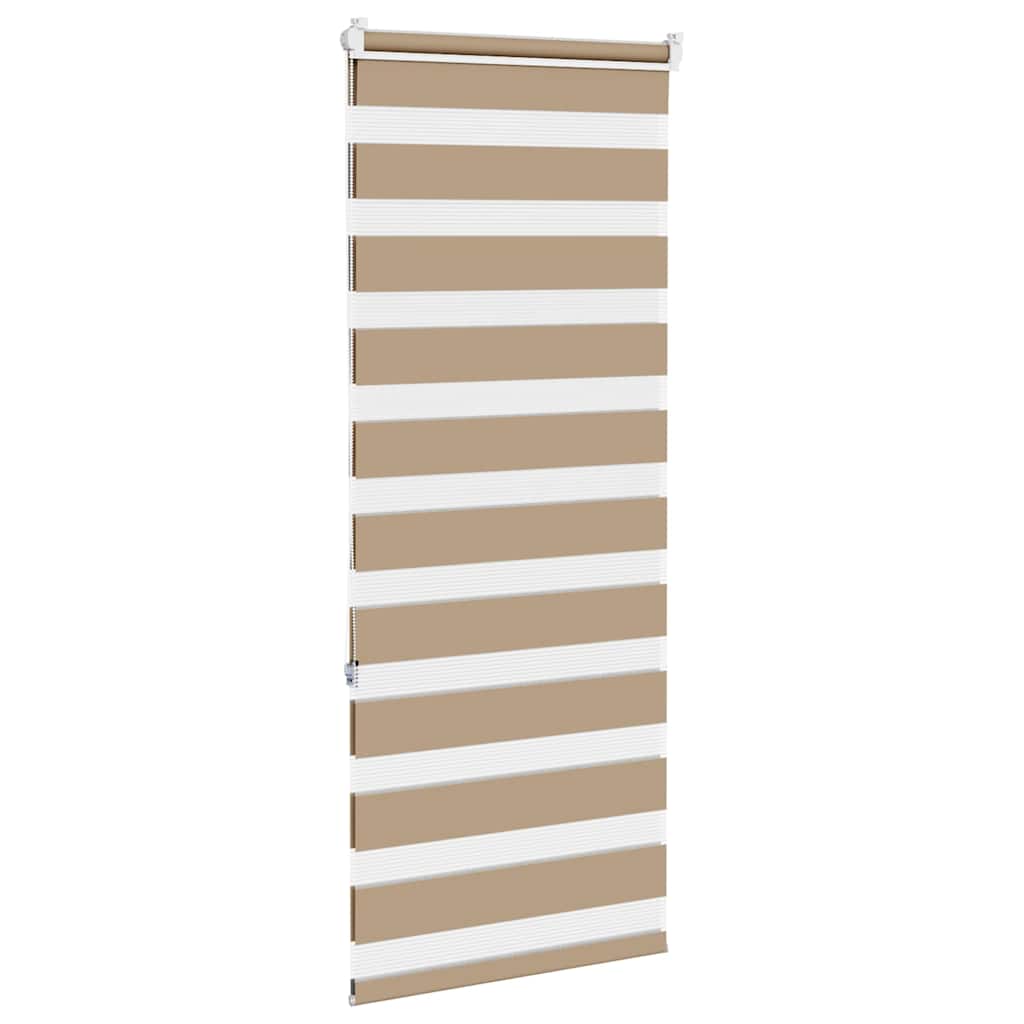 zebragardin sandbrun 60x150 cm stofbredde 55,9 cm polyester