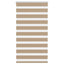 zebragardin sandbrun 70x150 cm stofbredde 65,9 cm polyester
