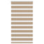 zebragardin sandbrun 80x150 cm stofbredde 75,9 cm polyester